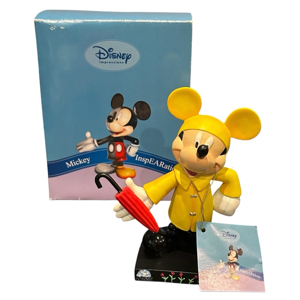 Disney Mickey InspEARations Mickey‎ Reigns 6" Resin Figurine Figure Collectible